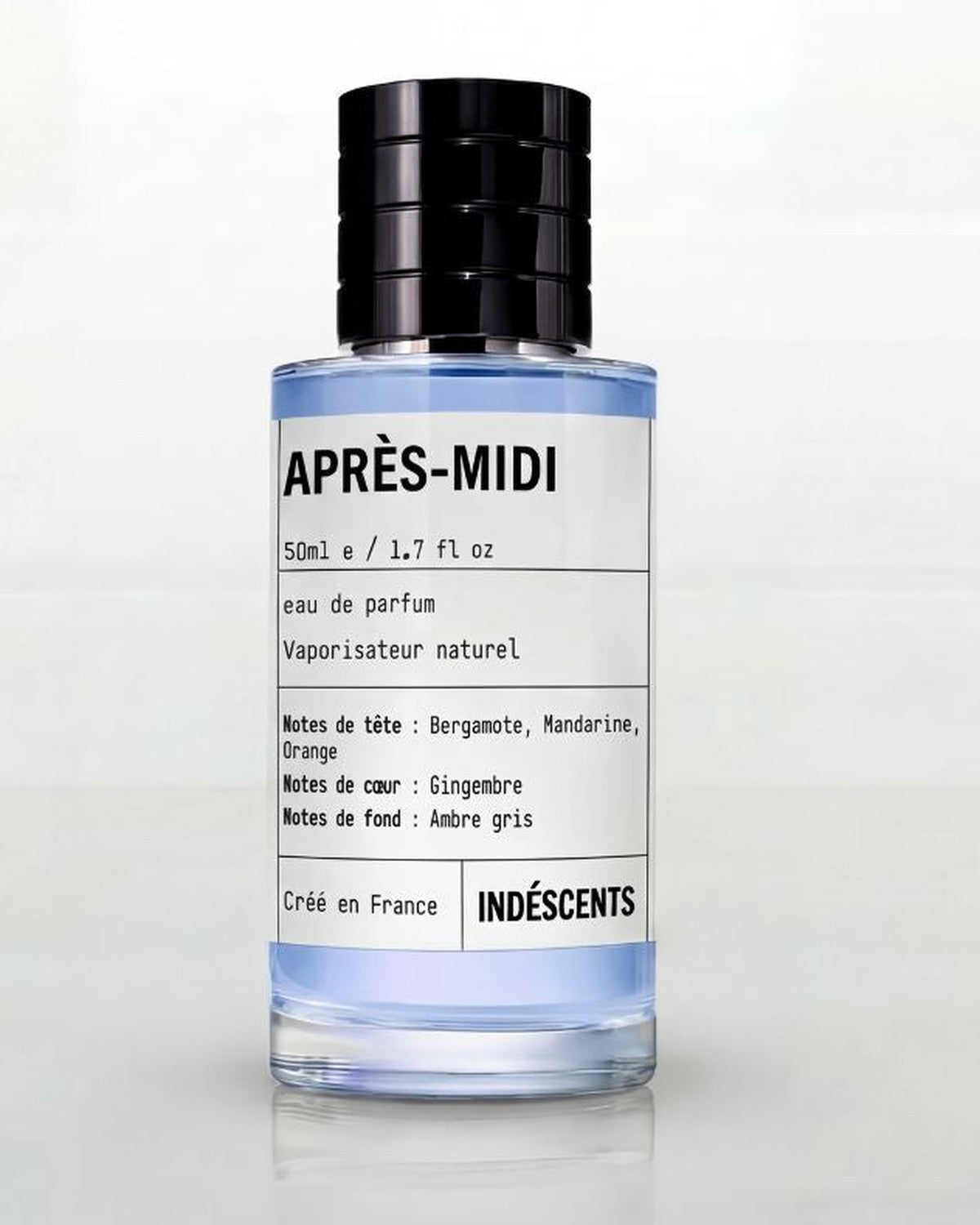 Flacon Après-Midi Indéscents, eau de parfum fraîche aux agrumes inspirée de Louis Vuitton Afternoon Swim, 50 ml