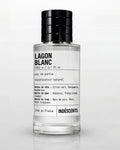 Flacon Lagon Blanc Indéscents 50 ml, eau de parfum inspirée de Creed Virgin Island Water, jus transparent
