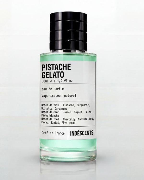 Flacon Pistache Gelato Indéscents, eau de parfum vert pistache inspirée de Kayali Yum Pistachio Gelato | 33