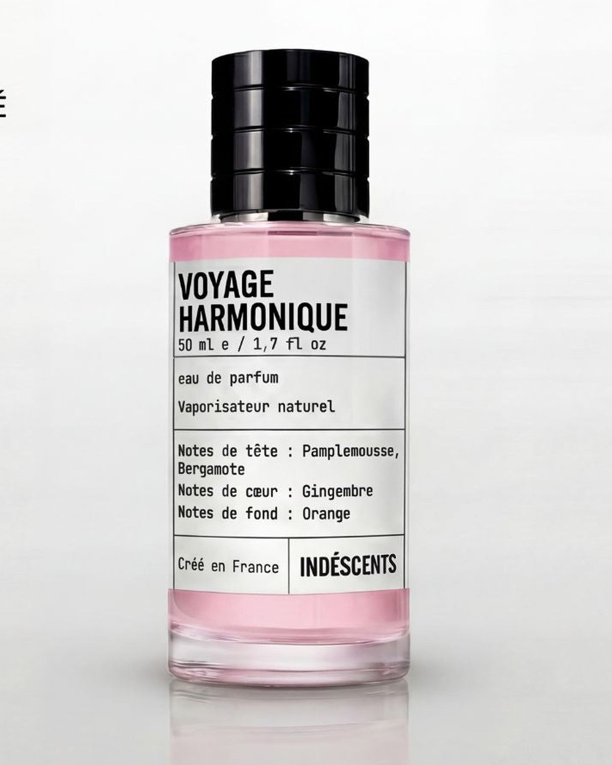 Flacon Voyage Harmonique Indéscents, eau de parfum fraîche aux agrumes inspirée de Louis Vuitton Symphony, 50 ml